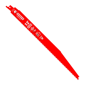 12 in. Bi-Metal Recip Blade for Nail-Embedded Wood. Metal. and Plastic