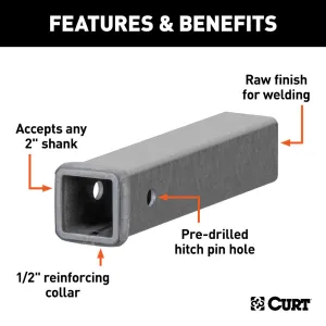 12 Inch Raw Steel Receiver Tubing