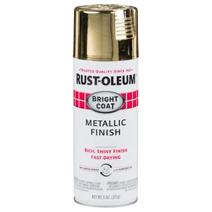 12 OZ Stops Rust Bright Coat Spray Paint - Gold