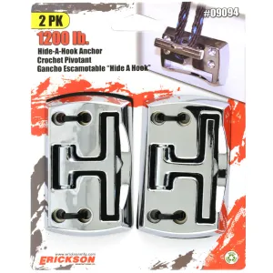 1200 lb. Chrome Plated Hide-A-Hook Anchors