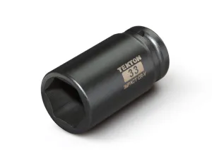 3/4 Inch Drive x 33 mm Deep 6-Point Impact Socket