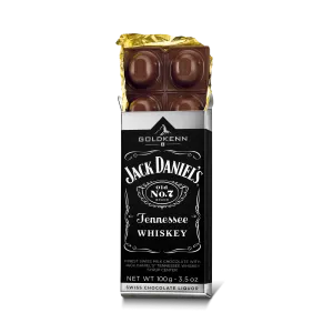 37% Milk Chocolate Bar with Jack Daniel's Tennessee Whiskey Syrup Center