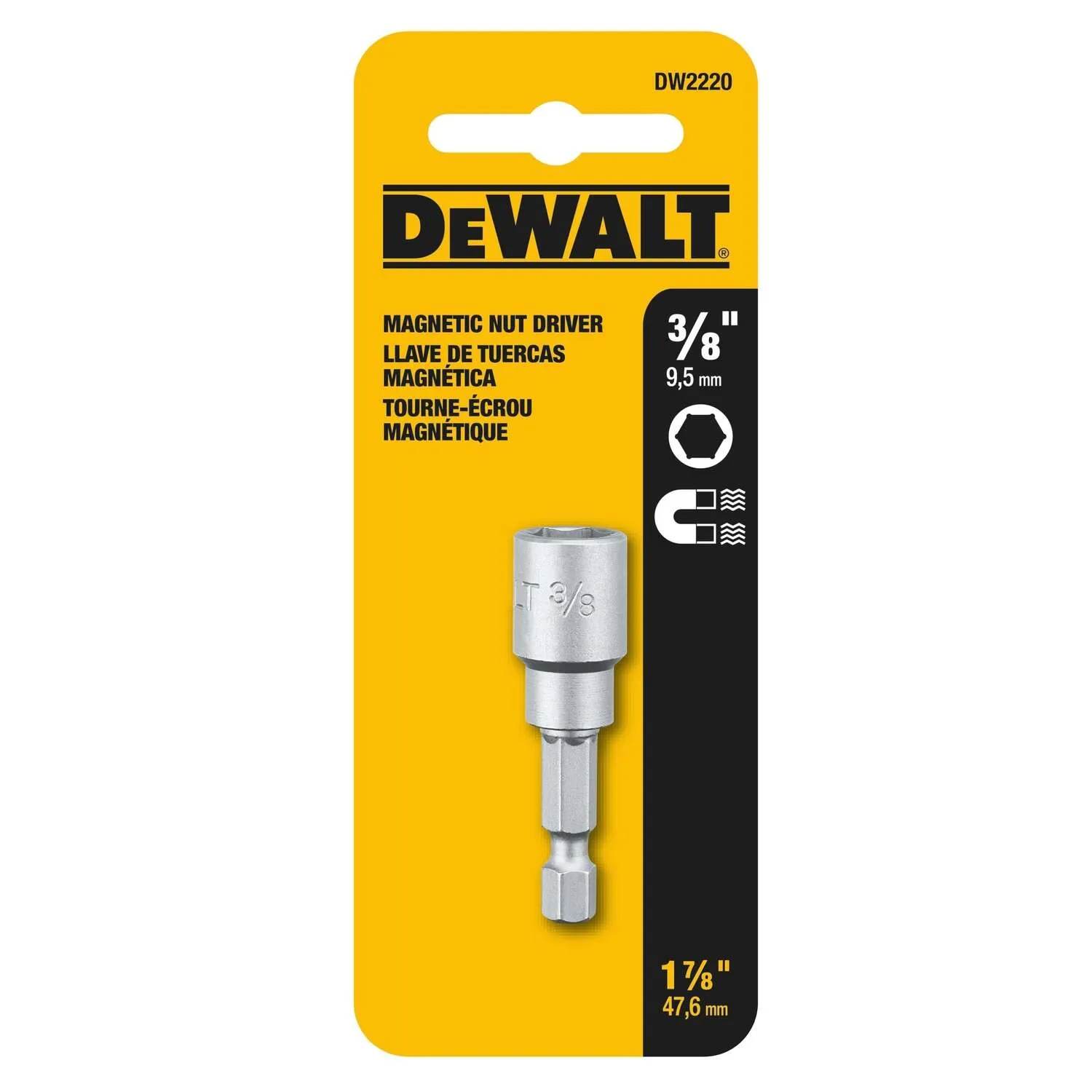 3/8 IN. x 1-7/8 IN. Magnetic Nut Driver (DW2220)