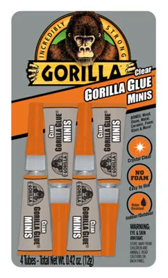 3g Gorilla Glue Minis - CLEAR 4 Pack