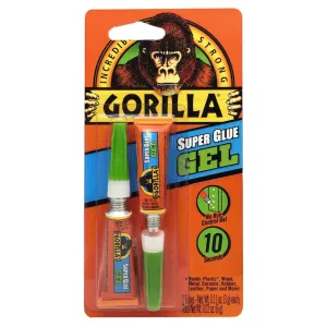 3g Super Glue Gel Tubes - 2 PACK