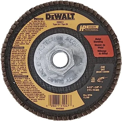 4-1/2 IN. X 5/8 IN. 36 Grit HP Zirconia Flap Disc