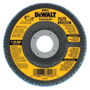 4-1/2 IN. X 7/8 IN. 120 Grit HP Zirconia Flap Disc