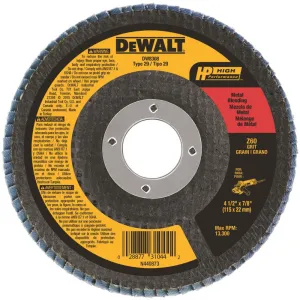 4-1/2 IN. X 7/8 IN. 60 Grit HP Zirconia Flap Disc