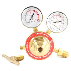 450 Series Acetylene Regulator. 2-1/2 in Side Mount