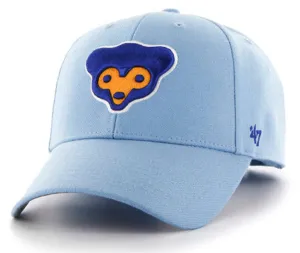 '47 Brand Chicago Cubs Columbia Blue Cooperstown Wool MVP Adjustable hat