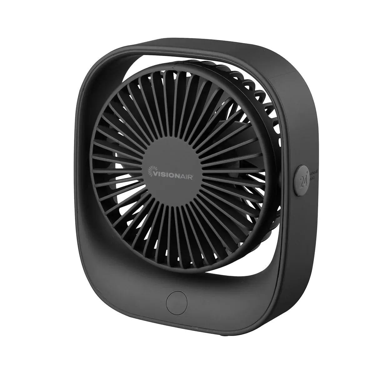 5-inch Rechargeable USB Fan - Black
