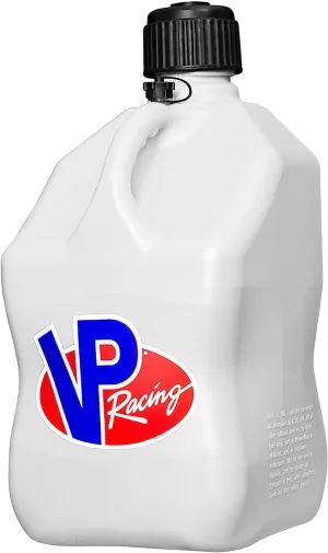 5.5 Gallon Square Motorsport Container - White