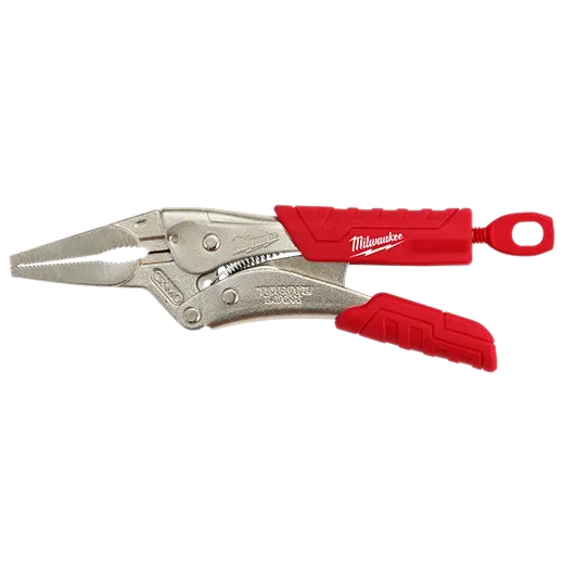 6 In. Torque Lock Long Nose Locking Pliers With Grip
