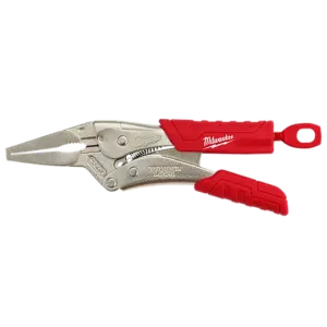 6 In. Torque Lock Long Nose Locking Pliers With Grip
