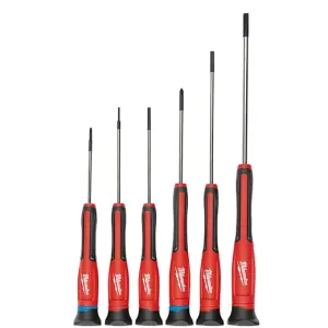 6 Pc Precision Screwdriver Set With Case
