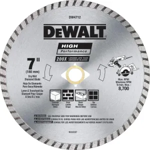 7 IN. High Performance Diamond Masonry Blade