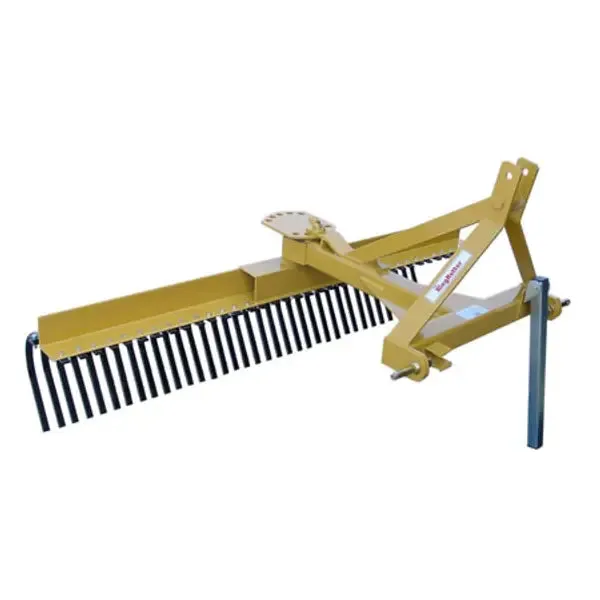 72in Square Tube Landscape Rake
