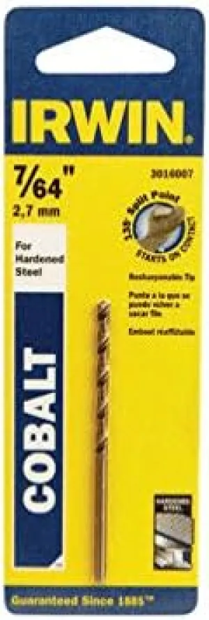 7/64 X 2-5/8 HSS Jobber Length Cobalt Drill Bit