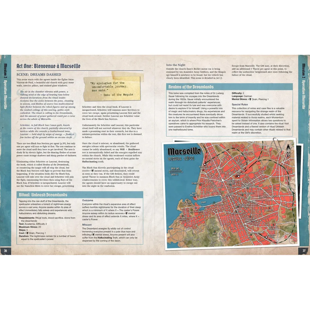 Achtung! Cthulhu 2d20: The Dark Beyond Mission Dossier 2 RPG Book