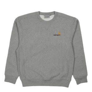 American Script Sweat Grey Heather