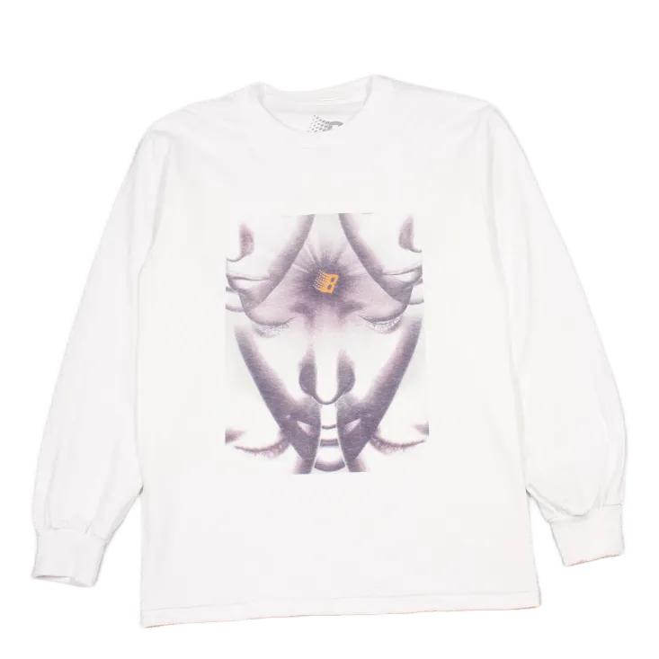 Aura Longsleeve Tee White
