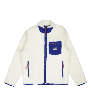 Bonded Pile Fleece Jacket Clubhouse Cream Multi
