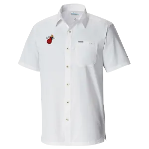 Columbia Miami HEAT Logo Slack Tide Shirt
