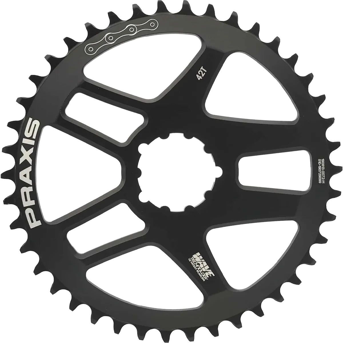 DM 1X Road Wave Tech 42T Chainring