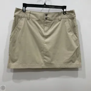 Skirt Mini & Short By Columbia In Beige, Size: 8