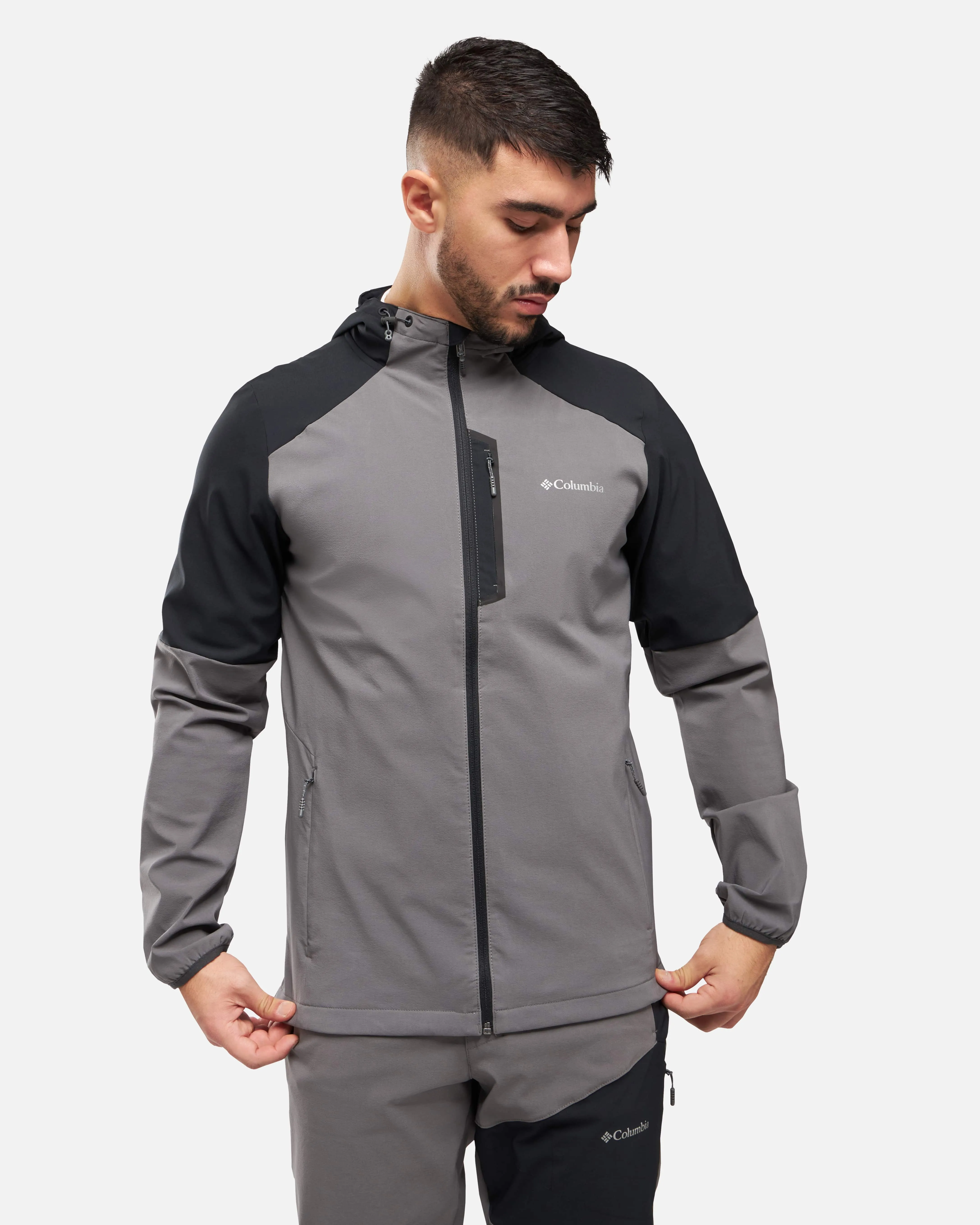 Veste Columbia Softshell - Gris/Noir