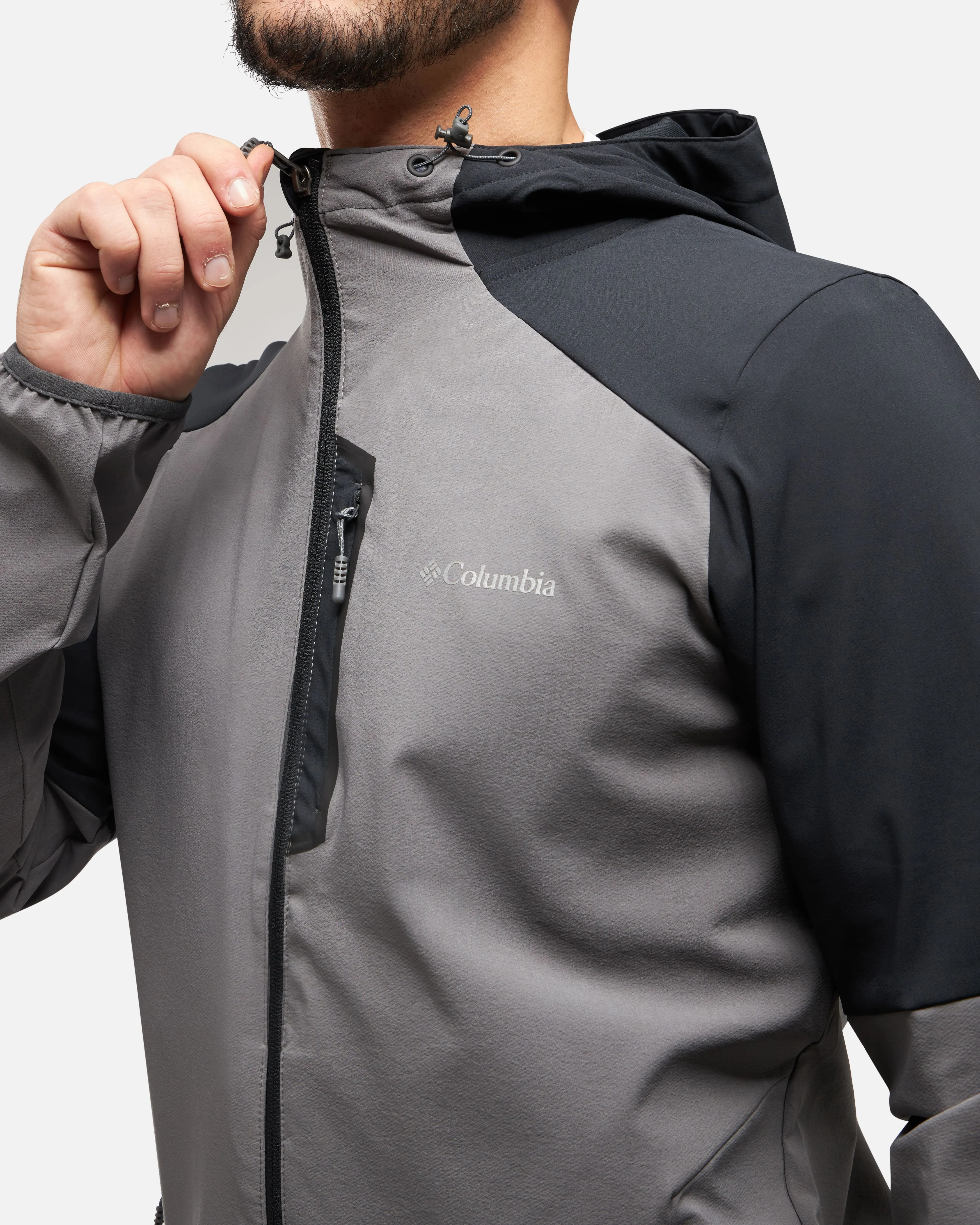 Veste Columbia Softshell - Gris/Noir