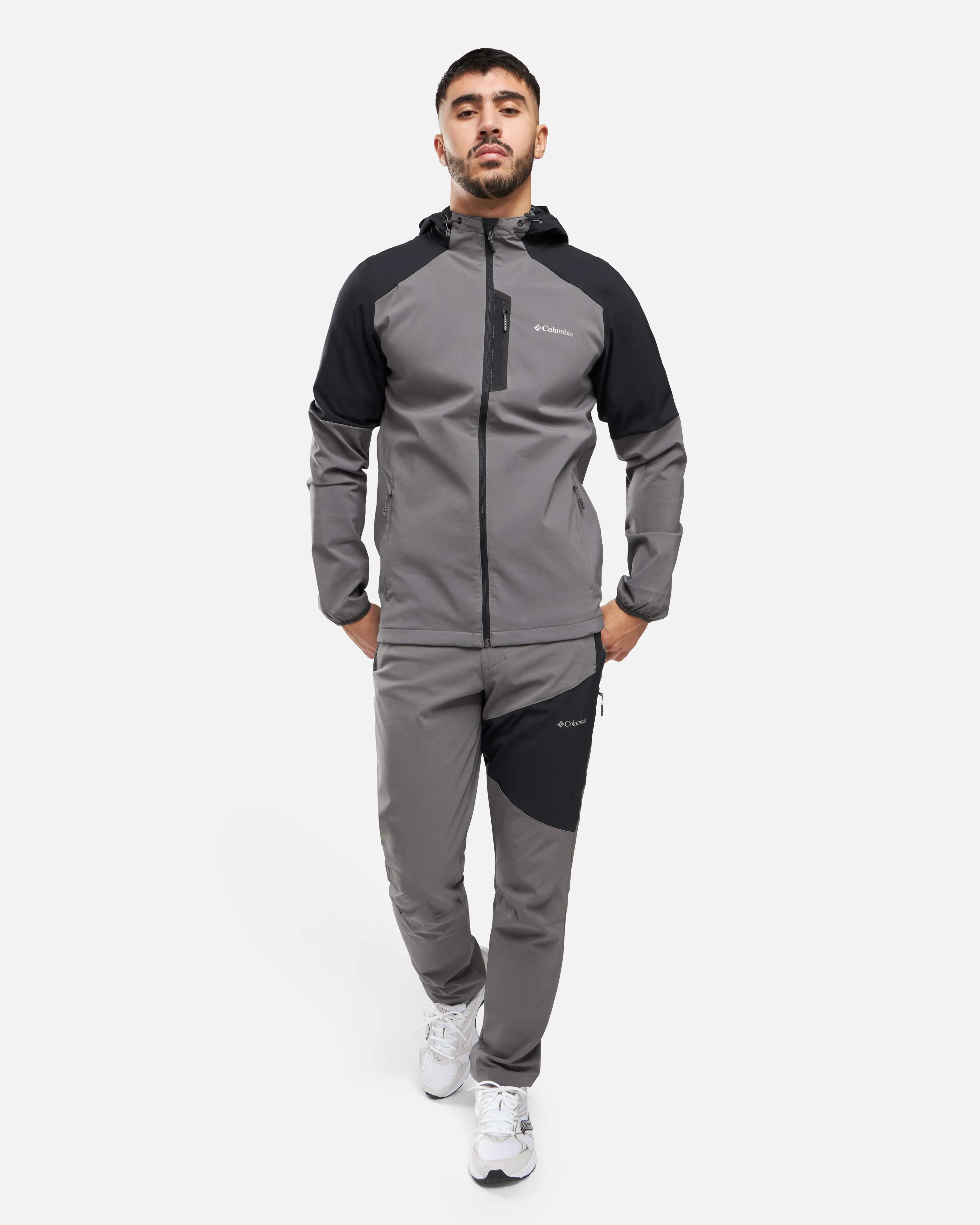 Veste Columbia Softshell - Gris/Noir