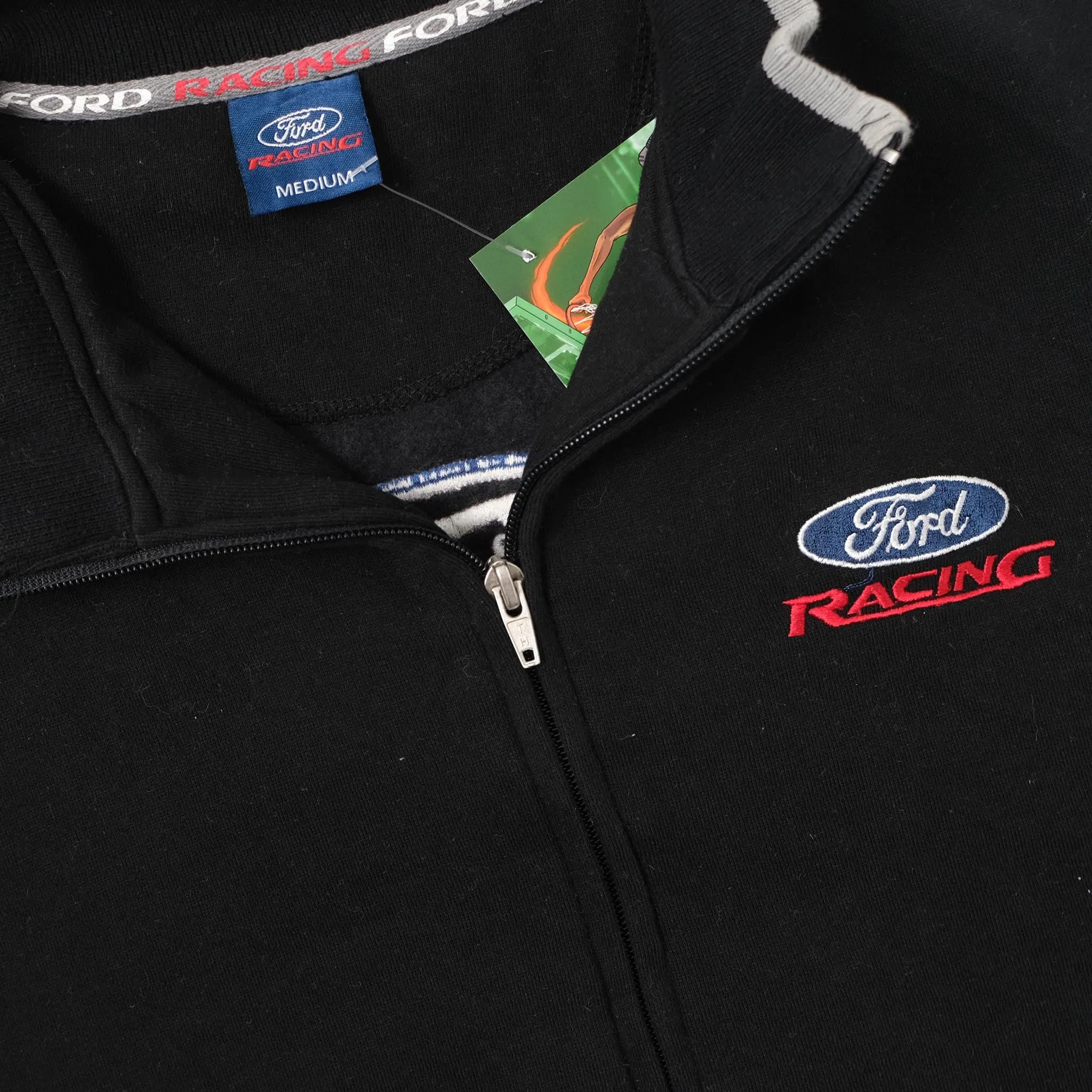 Vintage Ford Racing Sweat Jacket Medium